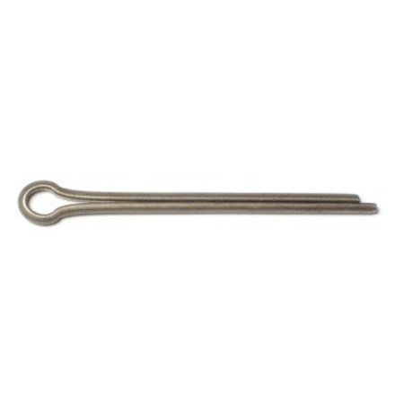 MIDWEST FASTENER 3/16" x 2-1/2" 18-8 Stainless Steel Cotter Pins 6PK 74834